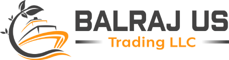 Balraj US Trading LLC logo for B2B international trade.