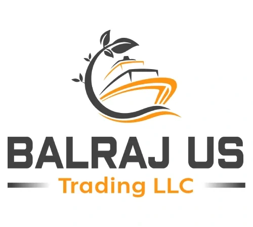 Balraj US Trading LLC logo for international merchant trading.